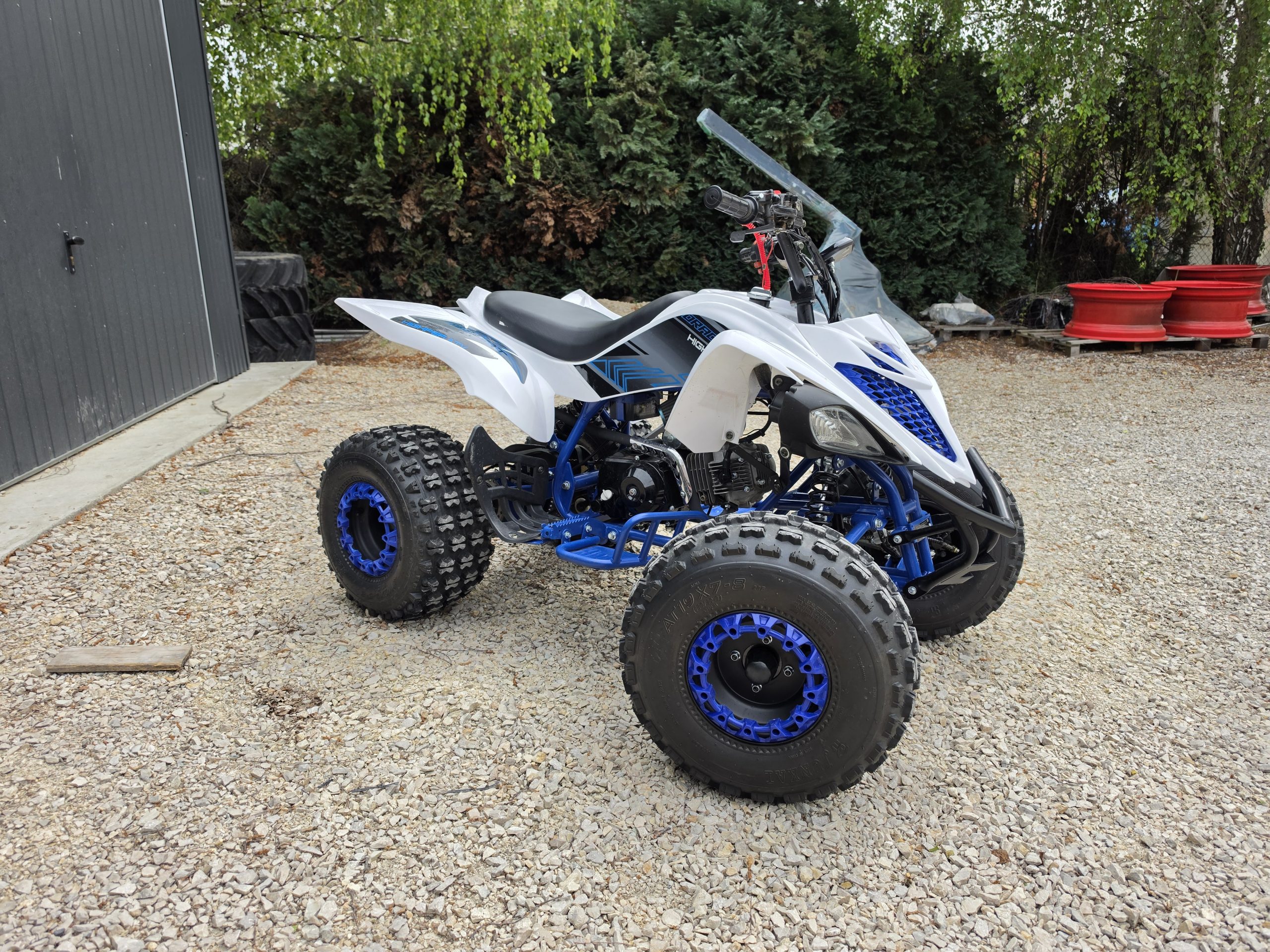 HIGHPER DRACONIS 125 Gyerek Quad - Fehér-kék (DEMO) - Image 2