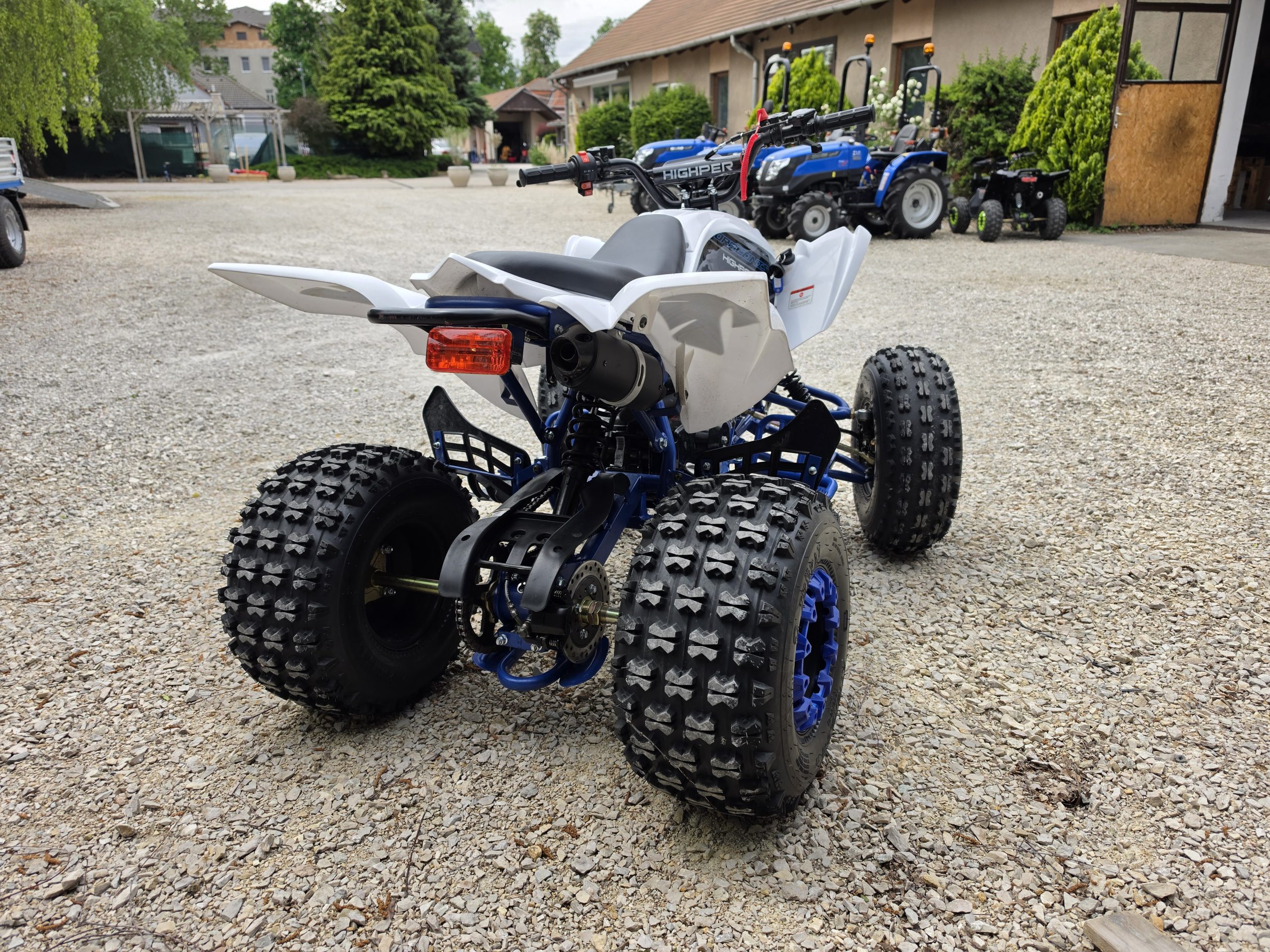 HIGHPER DRACONIS 125 Gyerek Quad - Fehér-kék (DEMO) - Image 4
